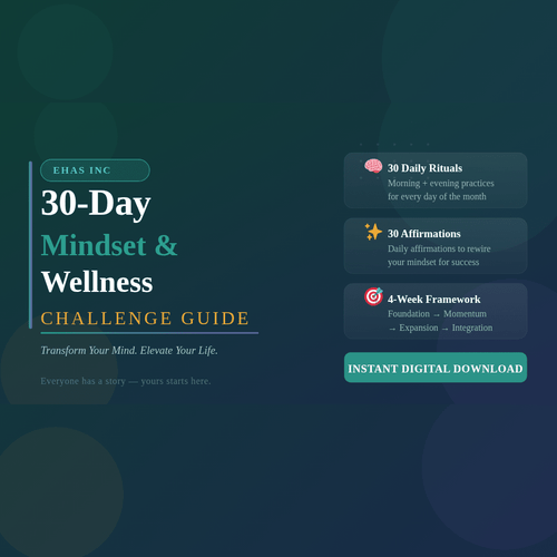 30 - Day Mindset & Wellness Challenge Guide - Cornlegus