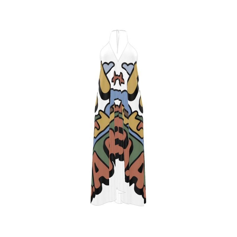 EHAS Halterneck backless dress - Cornlegus