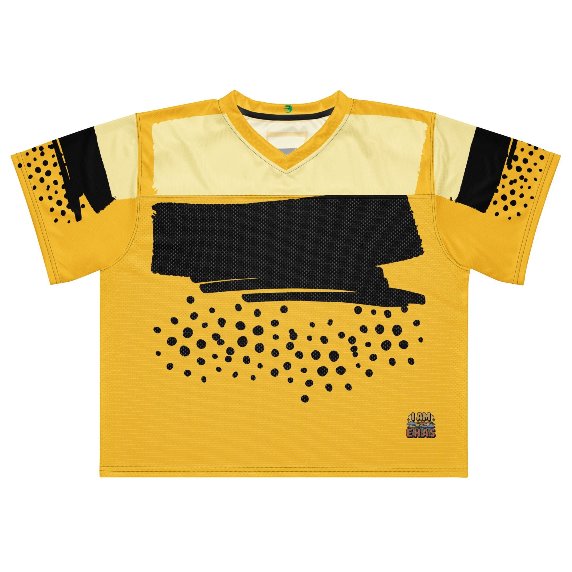 Yellow Boxy football jersey - Cornlegus