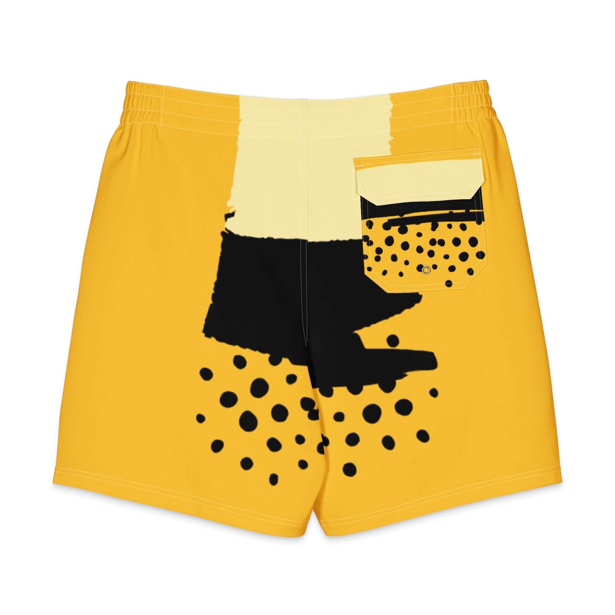 Yellow Men's Board Shorts - Cornlegus