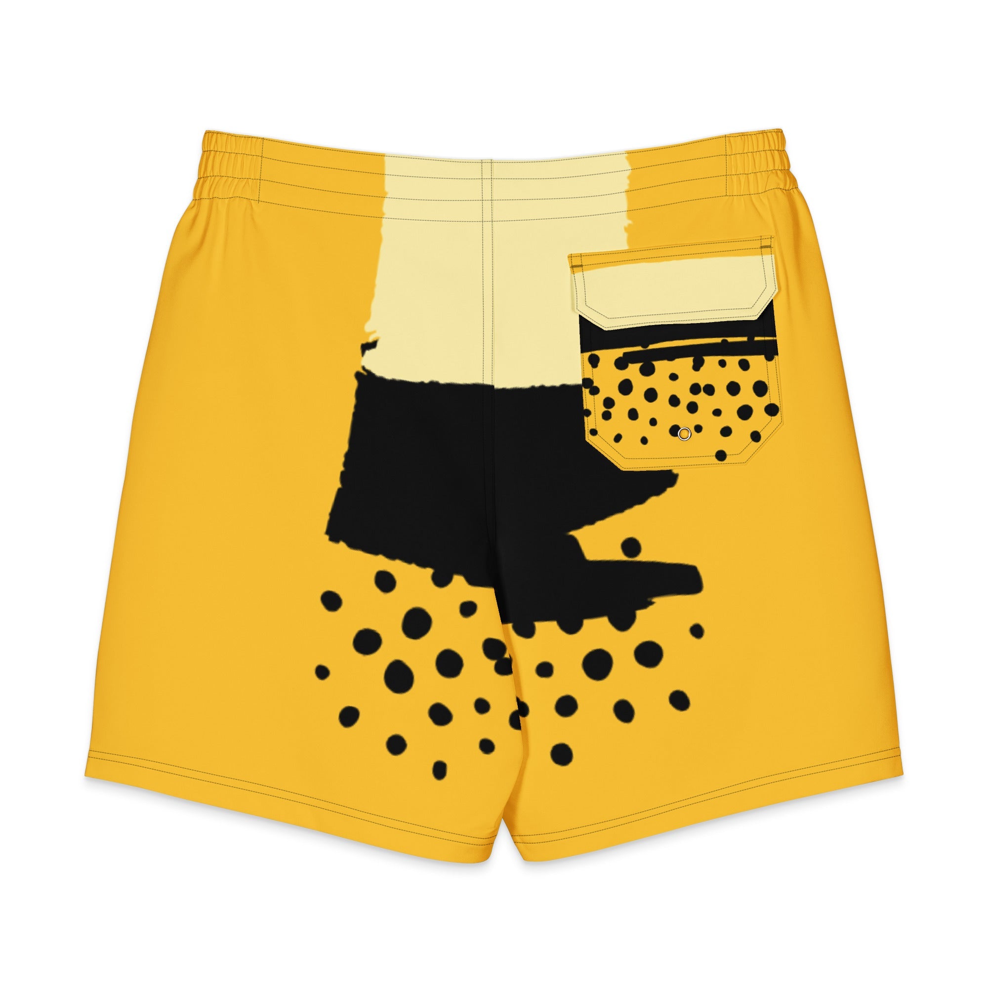 Yellow Men's Board Shorts - Cornlegus